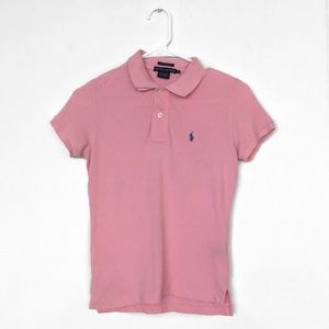 Ralph Lauren Pink Polo Shirt – Women’s Size XS